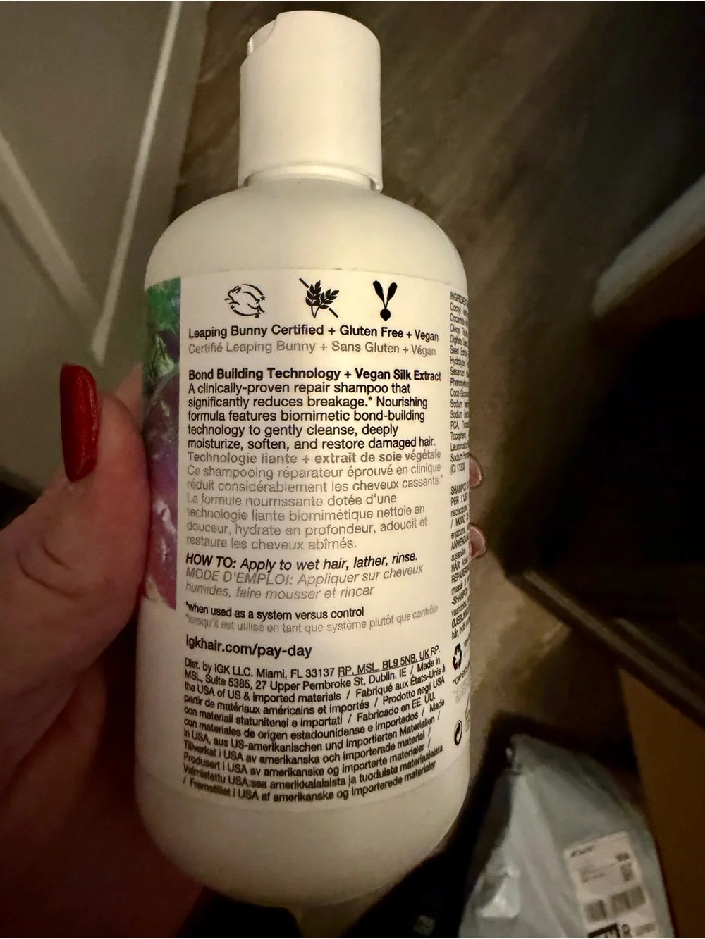 IGK Hair Pay Day Instant Repair Conditioner (8.0 fl oz) NEW